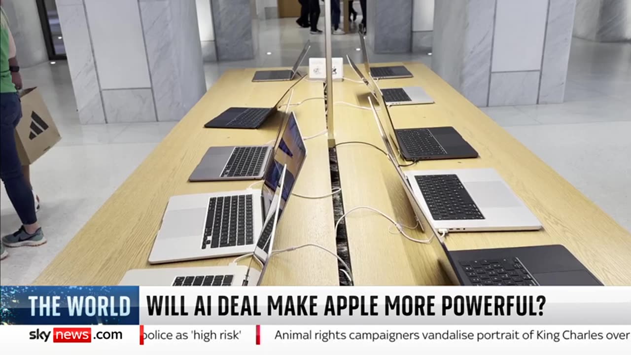 Apple to integrate AI into new phones as Elon Musk threatens ban over security fears Sky News