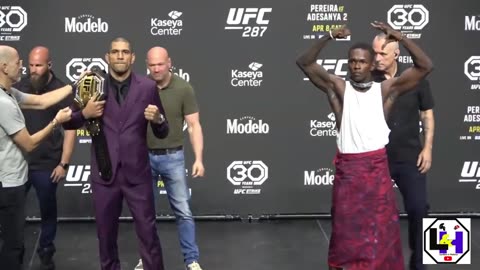 Encarada Alex Pereira vs Israel Adesanya