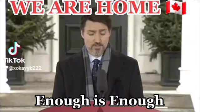 ENOUGH IS ENOUGH TRUDEAU