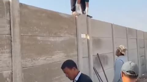Concrete fence
