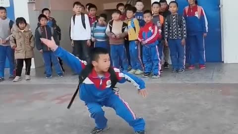 Any kid who knows kung fu can be so cool.