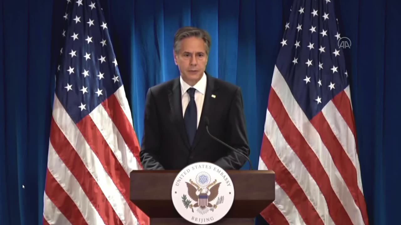 US Secretary of State Blinken in China