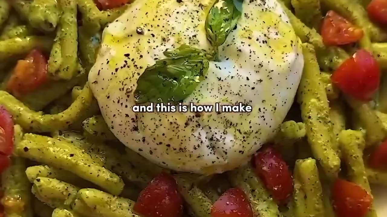 PASTA, PESTO E BURRATA - RECIPE IN DESCRIPTION