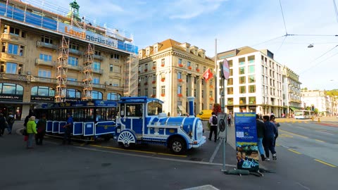 Daily Life of People and Vehicles in a City