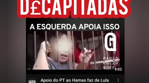 CRIANÇAS DEGOLADAS PELO HAMAS E PESSOAS INOCENTES E.ESQUERDISTAS NO BRASIL ESTÃO APOIANDO.