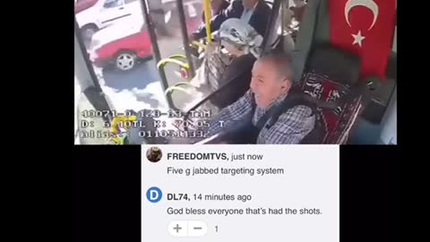 World genocide continues, vaccine heart attack bus driver