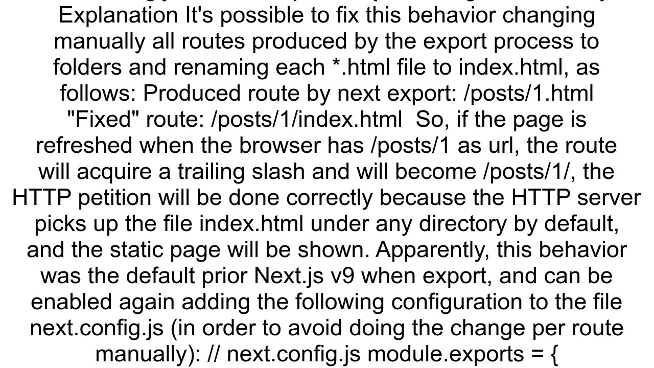 Dynamic routes not working when app is exported to static files