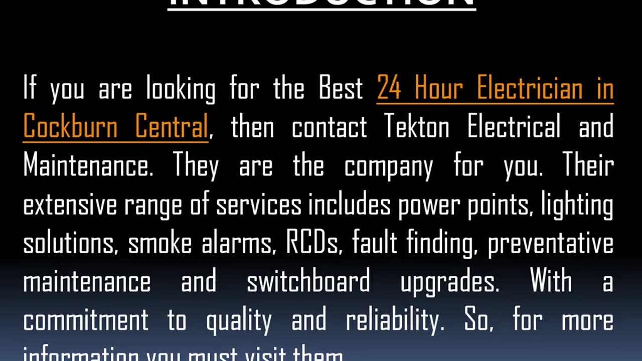 Best 24 Hour Electrician in Cockburn Central