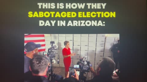 Kari Lake - This is how they sabotaged election day in AZ