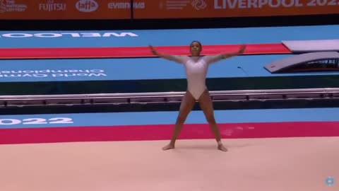 Rebeca Andrade (BRA) Floor 🥇 World Championships 2022 All Around Final