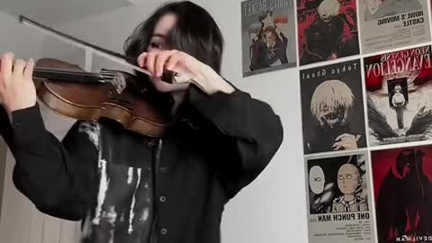 Violin playing