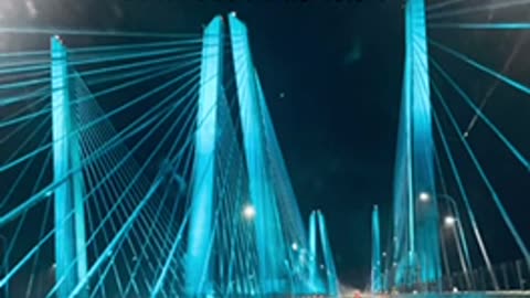 BEAUTIFUL SIGN FROM GOD THE TAPPAN ZEE BRIDGE IN N.Y IS TIFFANY BLUE