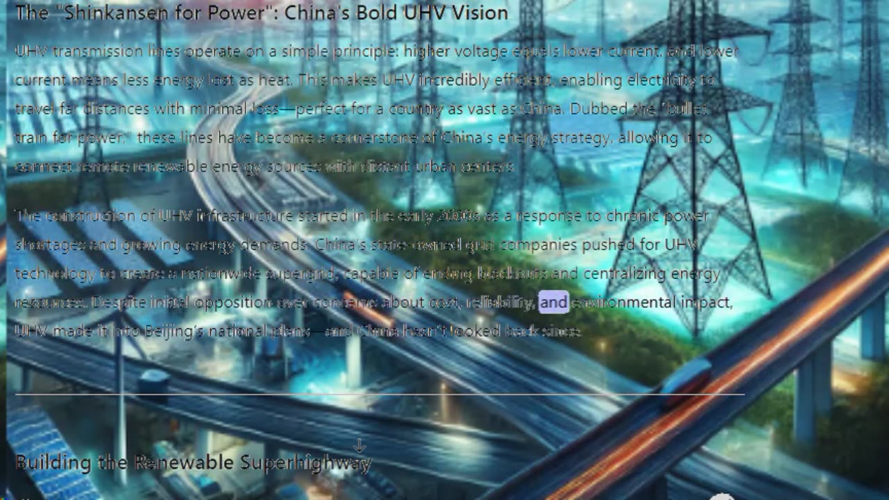 China’s Mega Power Grid: Will Ultra-High-Voltage Lines Lead the Global Energy Transition?