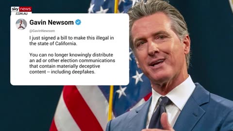 SKY NEWS Hysterical Kamala Harris parody ad goes viral after being banned by Gavin Newsom