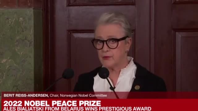 Nobel peace sounds Nobel political award 🤷🏻‍♂️ Ukraine, Russia and Belarus rights activists win Nobel Peace Prize