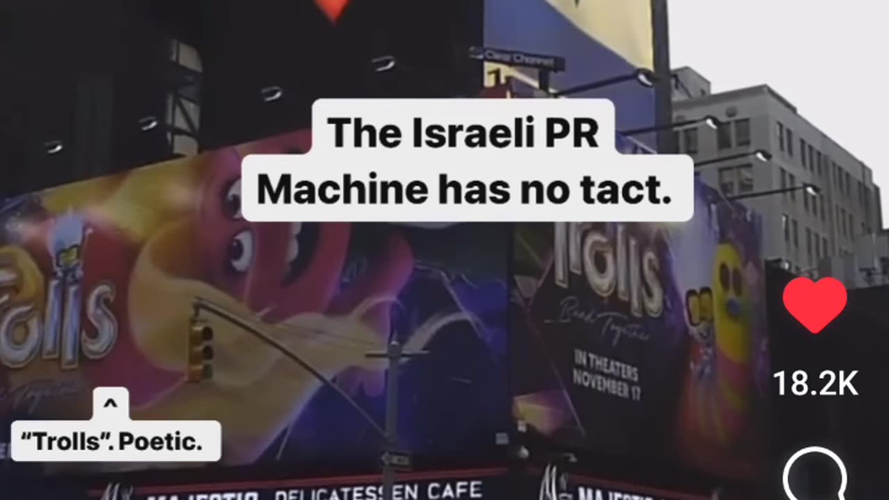 Israel Forces Ukraine Out To Occupy Billboard In NYC