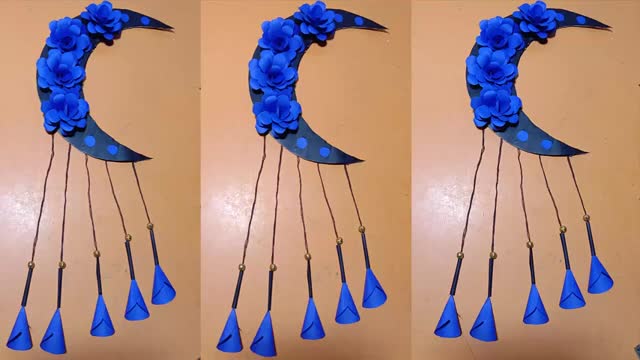 how to make wall hanging flowers .