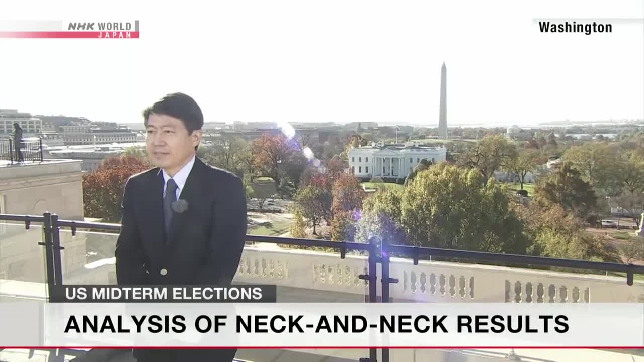 US Midterm Elections: Analysis of Neck-and-Neck ResultsーNHK WORLD-JAPAN NEWS