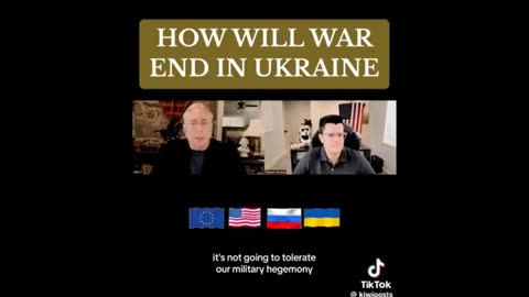 Colonel MacGregor on Ukrain/Russia war ending scenarios..