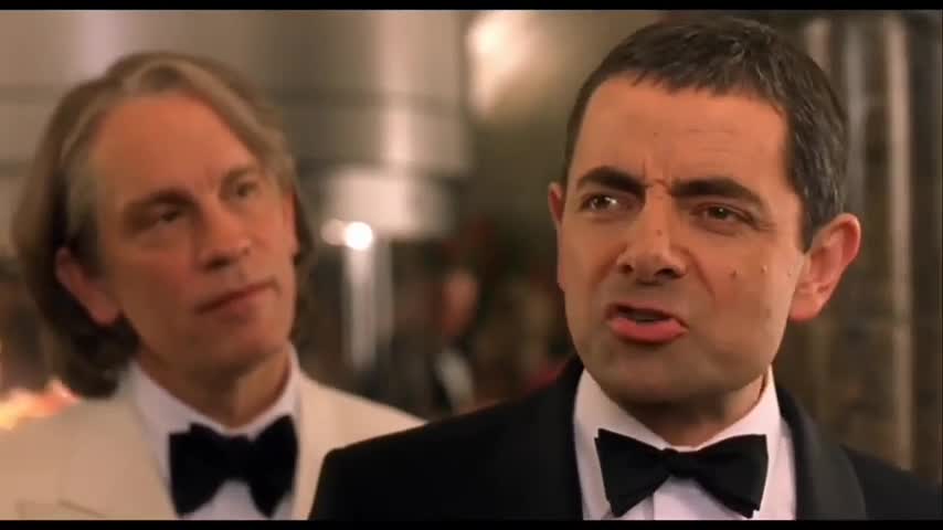 Johnny English scenes with Pascal Sauvage