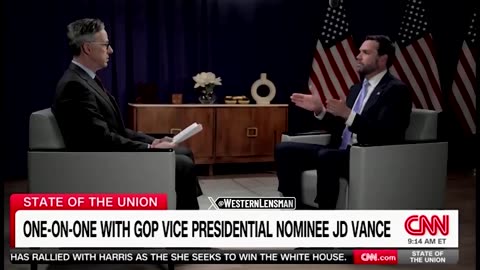 "I'm rejecting the premise of your question.” — JD Vance takes on hostile, angry Jake Tapper