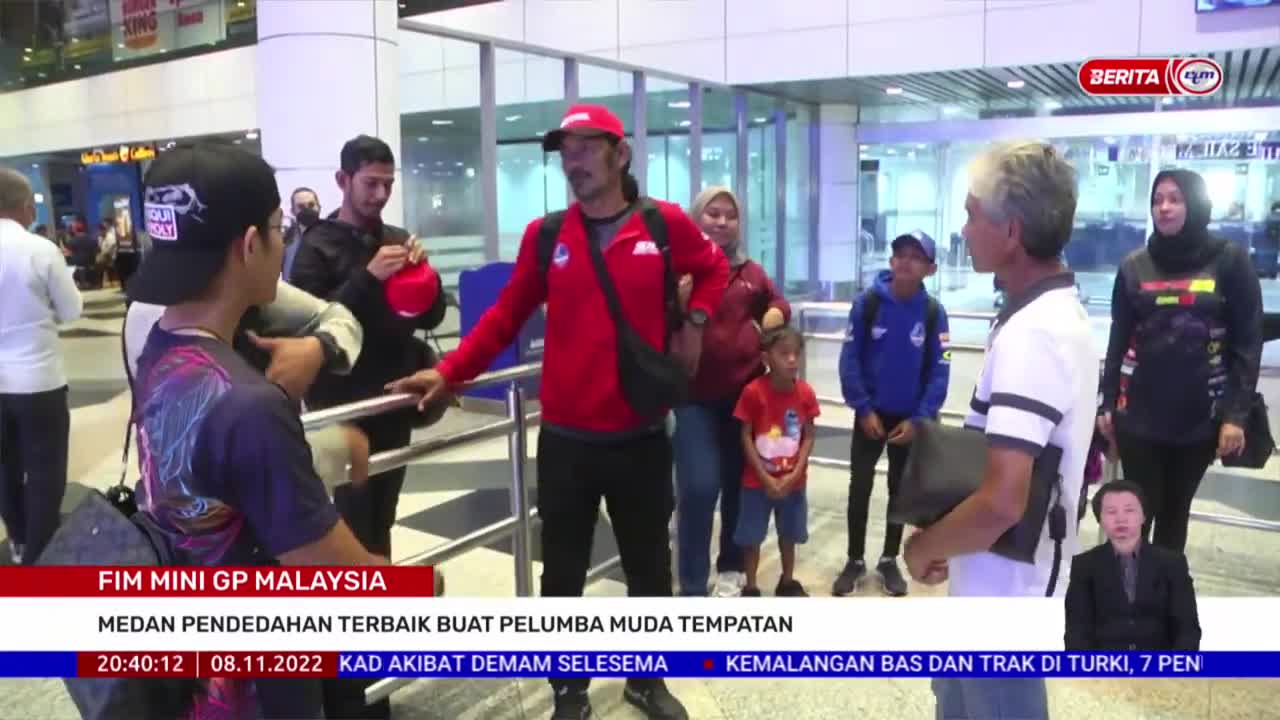 8 NOVEMBER 2022 – BERITA PERDANA – FIM MINI GP MALAYSIA ; MEDAN PENDEDAHAN TERBAIK BUAT PELUMBA MUDA