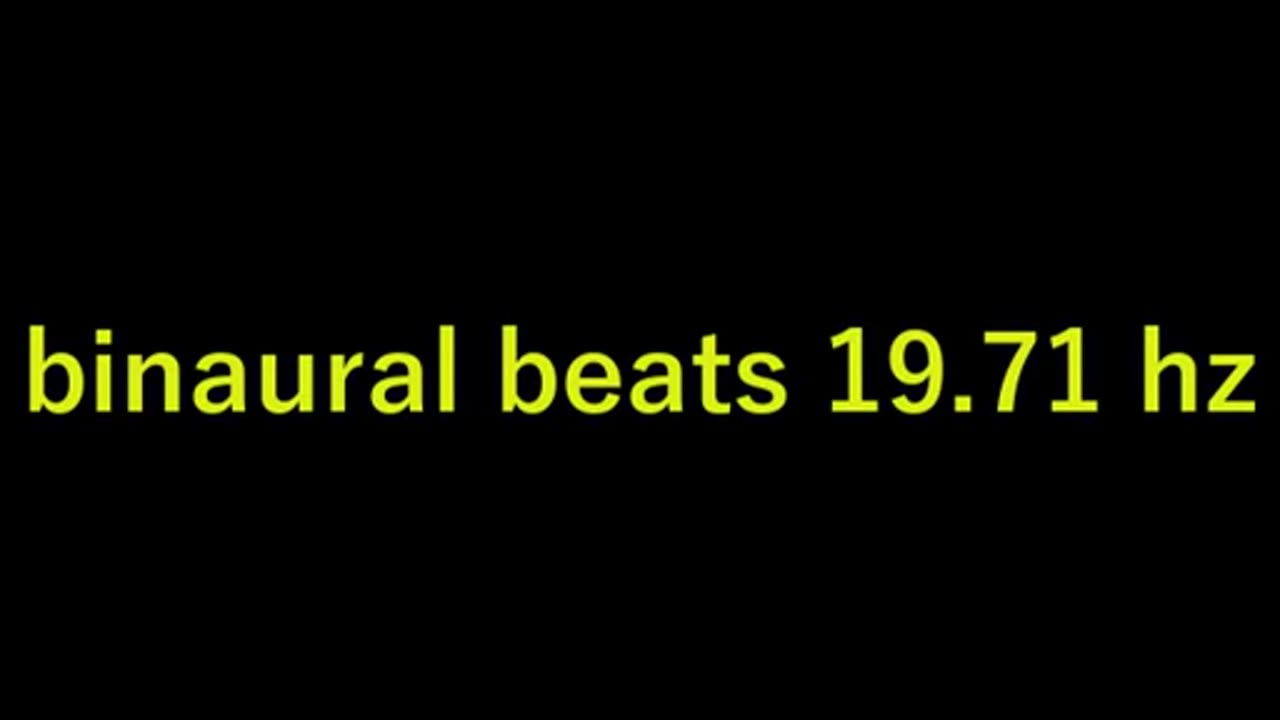 binaural beats 19 71 hz