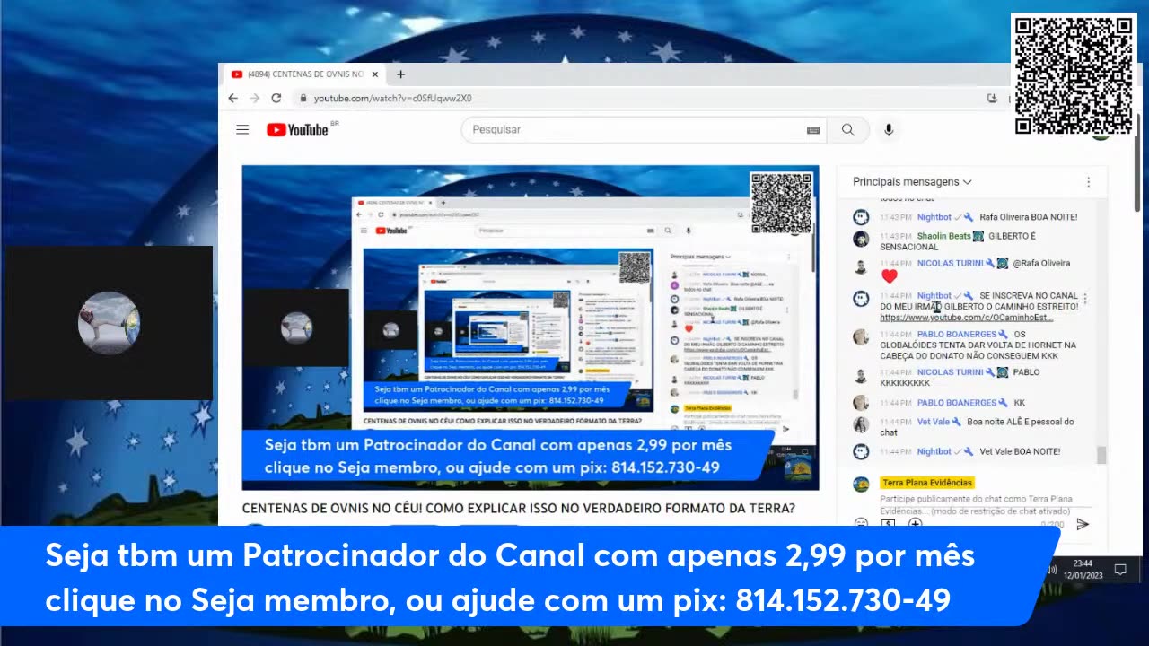 Canal Evidências - c0SfUqww2X0 - CENTENAS DE OVNIS NO CÉU! COMO EXPLICAR ISSO NA TP
