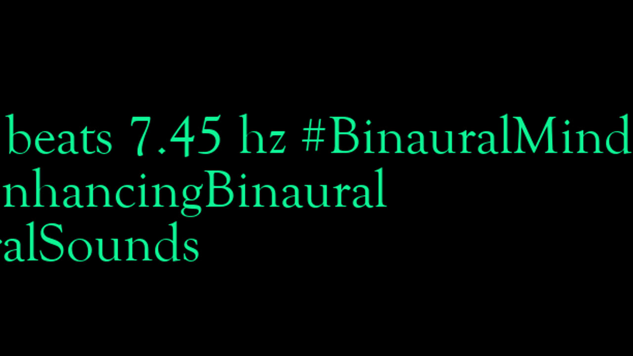binaural_beats_7.45hz_DeepBinauralCalm TranquilRelaxation BinauralLofi