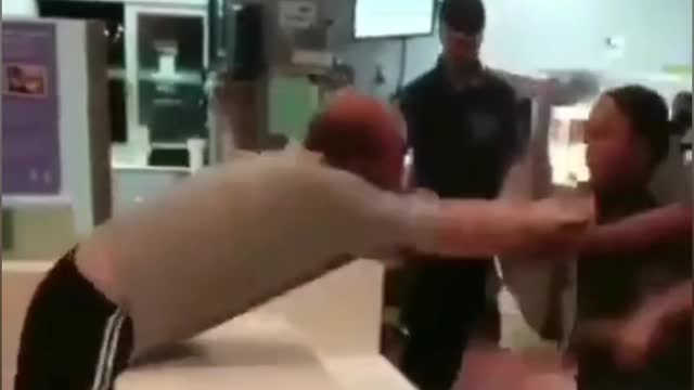Customer Attacks Fast Food Worker
