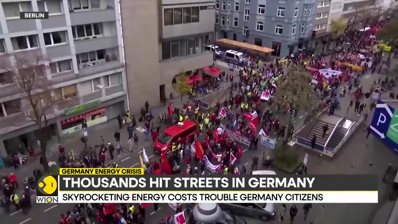 Germany energy crisis: Thousands hit streets over skyrocketing energy costs | Latest News | WION