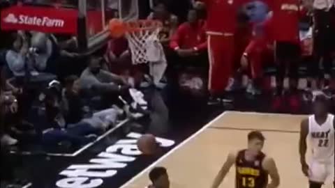 Ice Trae Pulls Up From The Logo 🥶