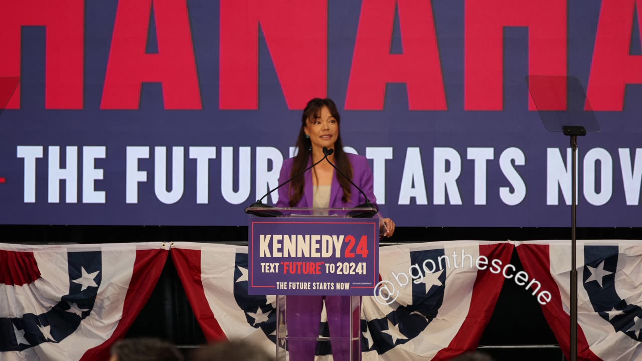 RFK Jr. VP Pick Nicole Shanahan Speaks at Rally in Oakland, CA