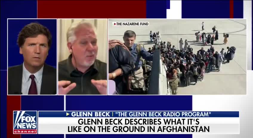 Tucker on Beck sending planes to Afghanistan