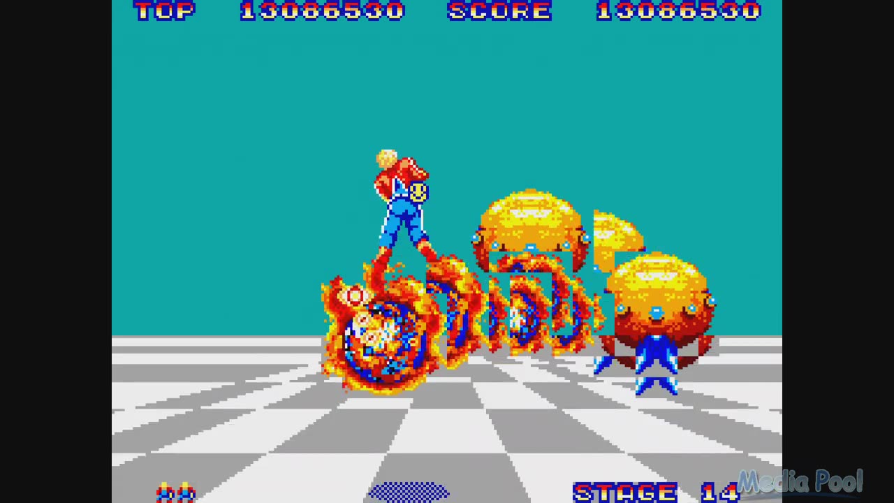 Space Harrier (SMS) Playthrough longplay video game