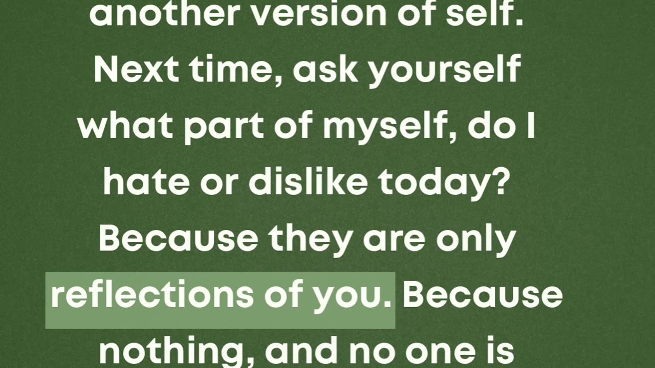 Everyone is a reflection of YOU. So take a good look in the mirror lol. #reality
