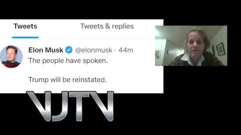 PRESIDENT TRUMP WILL BE REINSTATED ON TWITTER