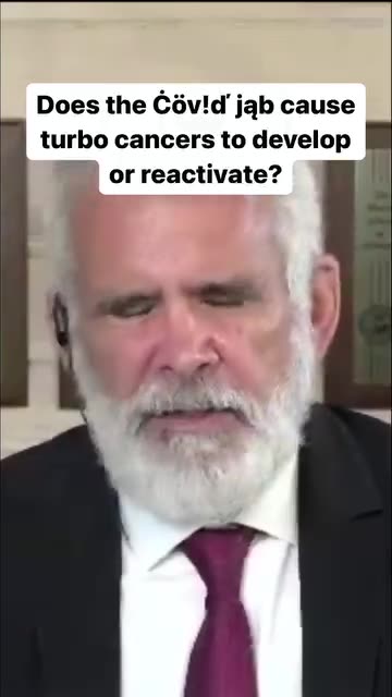 Does the Čöv!d jąb cause turbo cancers to develop or reactivate?