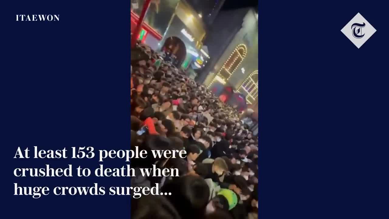 At least 153 dead after South Korea Halloween crowd crush