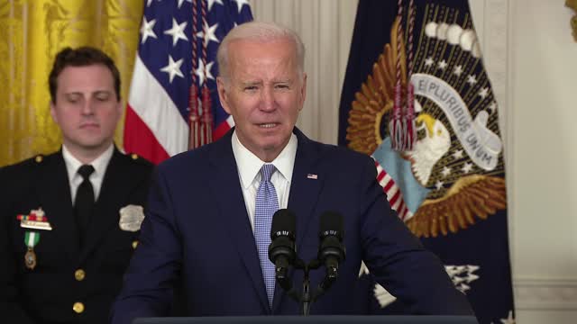 Biden thanks law enforcement on 2nd anniversary of Capitol attacks