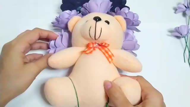 5 minutes craft - Dolls Bouquet