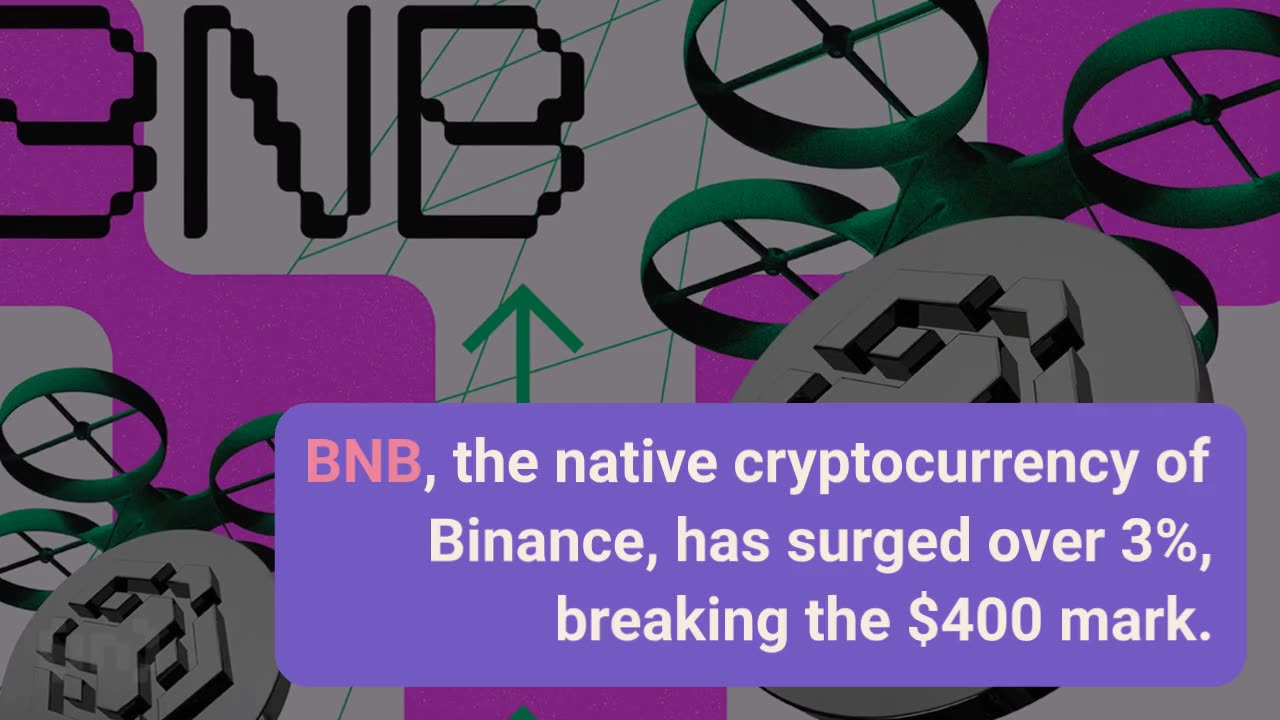 BNB Price Breaks $400 Despite Binance Legal Issues