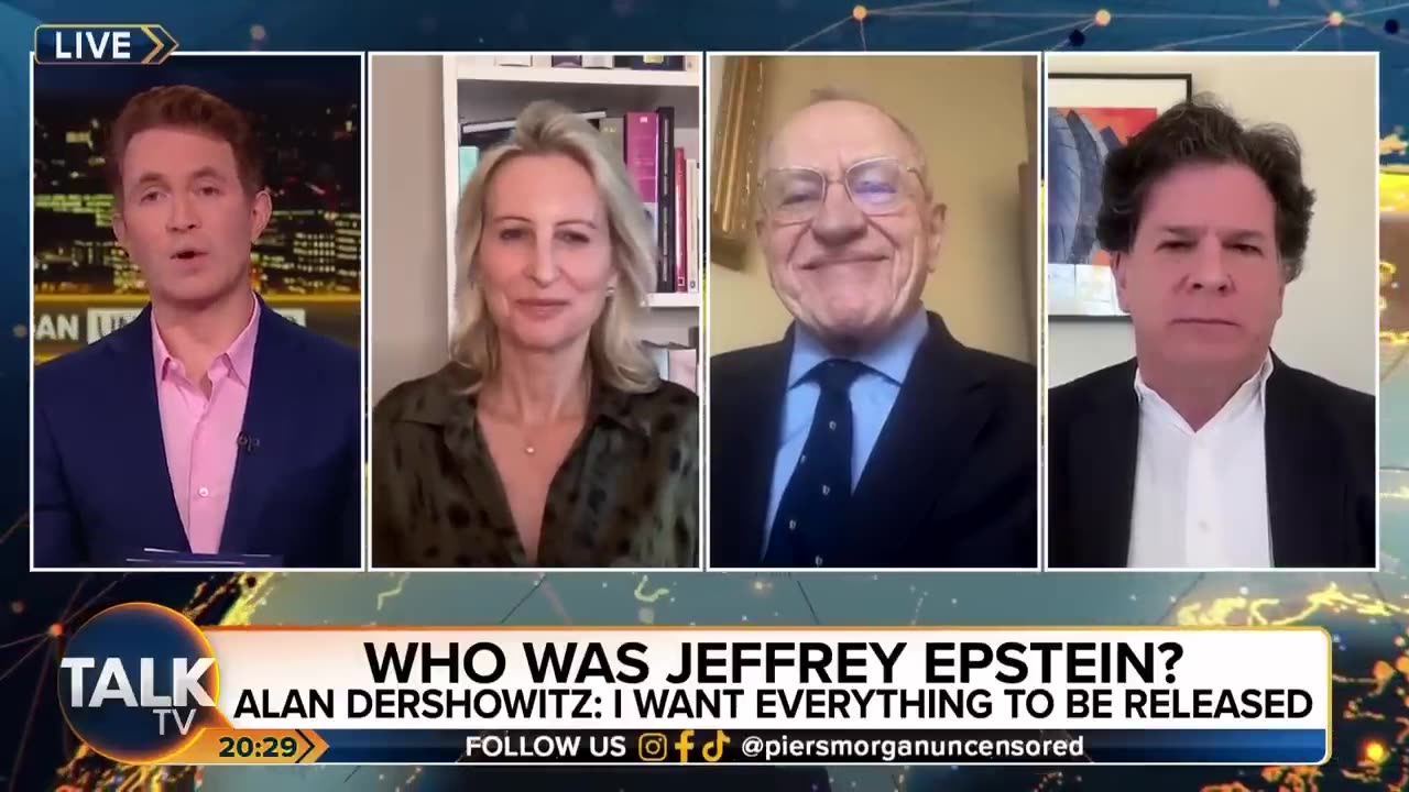 Jeffrey Epstein's Lawyer Alan Dershowitz vs Douglas Murray Debate