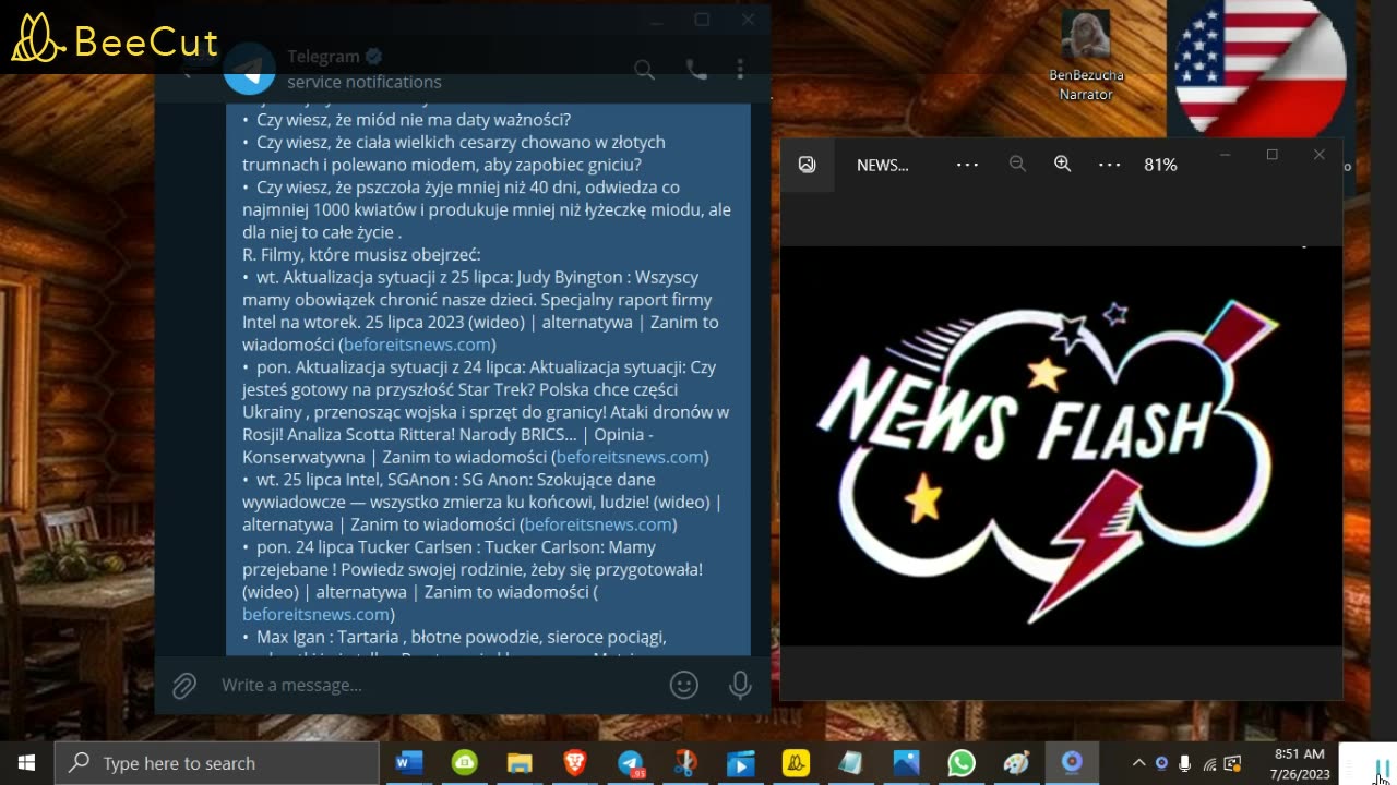 ⚡️NEWS FLASH⚡️07.27.23 ByBenBezucha