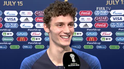 Benjamin PAVARD - Post Match Interview - 2018 FIFA World Cup™ FINAL