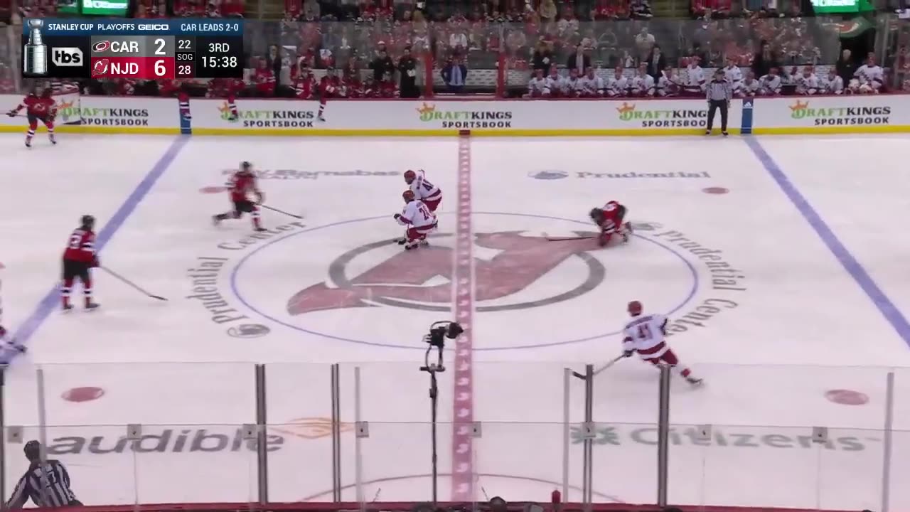 Jack Hughes Hurricanes - New Jersey Devils- Game 3- 57 NHL Playoffs 2023 Stanley Cup Playoffs