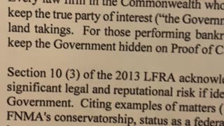 EVIDENCE OF FINANCIAL TREASON wrapped-up in a FOUR PAGE LETTER TO CLERK