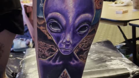 Alien tattoo