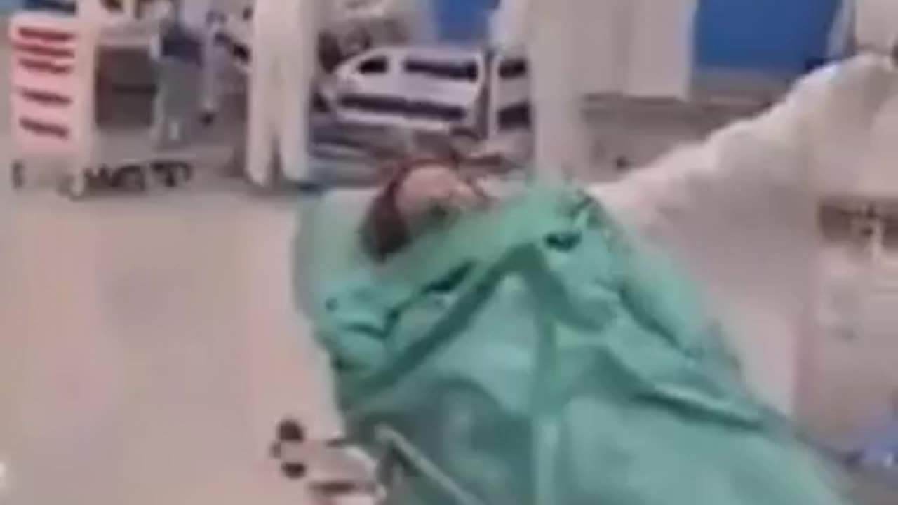 covid theater show at a hospital in Israel