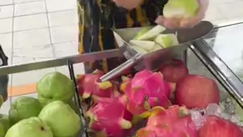 Amazing Fruit Cutting Skills _ Thai Street Food